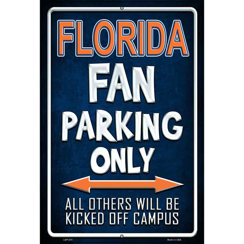 Florida Metal Novelty Parking Sign 12" x 18" (LGP)