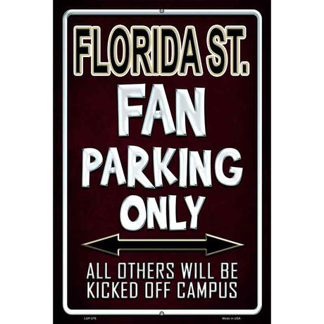 Florida State Metal Novelty Parking Sign 12" x 18" (LGP)