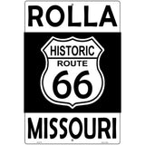 Rolla Missouri Historic Route 66 Novelty Metal Parking Sign 12" x 18" (LGP)