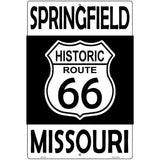 Springfield Missouri Historic Route 66 Novelty Metal Parking Sign 12" x 18" (LGP)