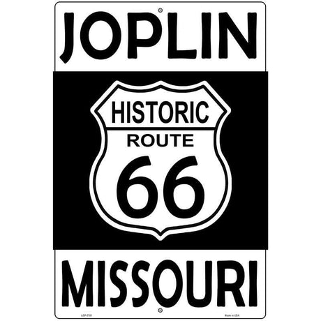 Joplin Missouri Historic Route 66 Novelty Metal Parking Sign 12" x 18" (LGP)