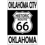 Oklahoma City Oklahoma Historic Route 66 Novelty Metal Parking Sign 12" x 18" (LGP)