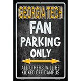 Georgia Tech Metal Novelty Parking Sign 12" x 18" (LGP)