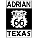 Adrian Texas Historic Route 66 Novelty Metal Parking Sign 12" x 18" (LGP)