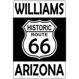 Williams Arizona Historic Route 66 Novelty Metal Parking Sign 12" x 18" (LGP)