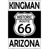 Kingman Arizona Historic Route 66 Novelty Metal Parking Sign 12" x 18" (LGP)