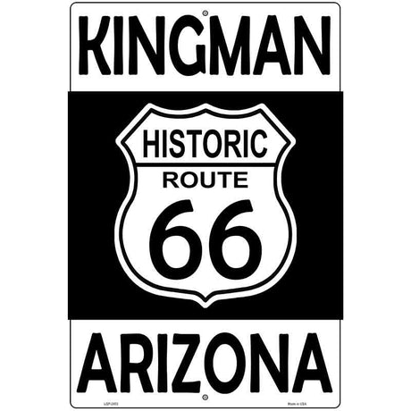 Kingman Arizona Historic Route 66 Novelty Metal Parking Sign 12" x 18" (LGP)