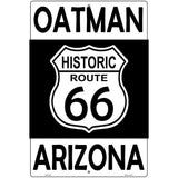 Oatman Arizona Historic Route 66 Novelty Metal Parking Sign 12" x 18" (LGP)