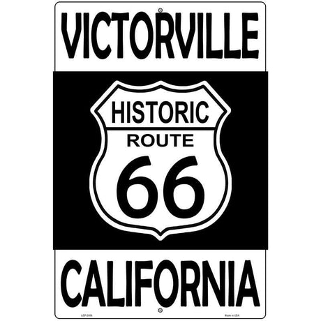 Victorville California Historic Route 66 Novelty Metal Parking Sign 12" x 18" (LGP)