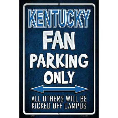 Kentucky Metal Novelty Parking Sign 12" x 18" (LGP)