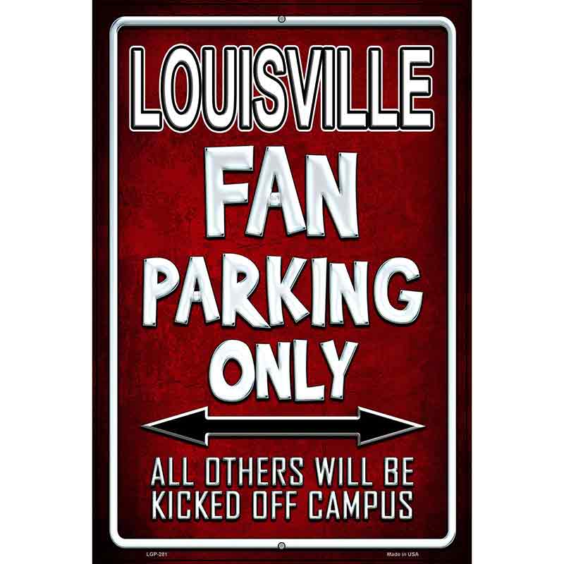 Louisville Metal Novelty Parking Sign 12" x 18" (LGP)