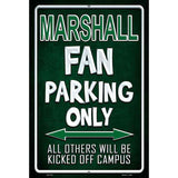 Marshall Metal Novelty Parking Sign 12" x 18" (LGP)