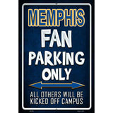 Memphis Metal Novelty Parking Sign 12" x 18" (LGP)