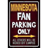 Minnesota Metal Novelty Parking Sign 12" x 18" (LGP)