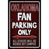 Oklahoma Metal Novelty Parking Sign 12" x 18" (LGP)