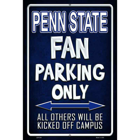 Penn State Metal Novelty Parking Sign 12" x 18" (LGP)