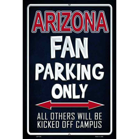 Arizona Metal Novelty Parking Sign 12" x 18" (LGP)