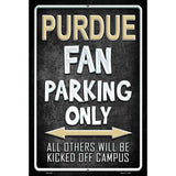 Purdue Metal Novelty Parking Sign 12" x 18" (LGP)