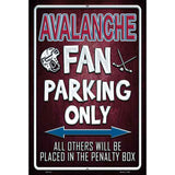 Avalanche Metal Novelty Parking Sign 12" x 18" (LGP)