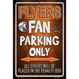 Flyers Metal Novelty Parking Sign 12" x 18" (LGP)