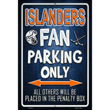 Islanders Metal Novelty Parking Sign 12" x 18" (LGP)