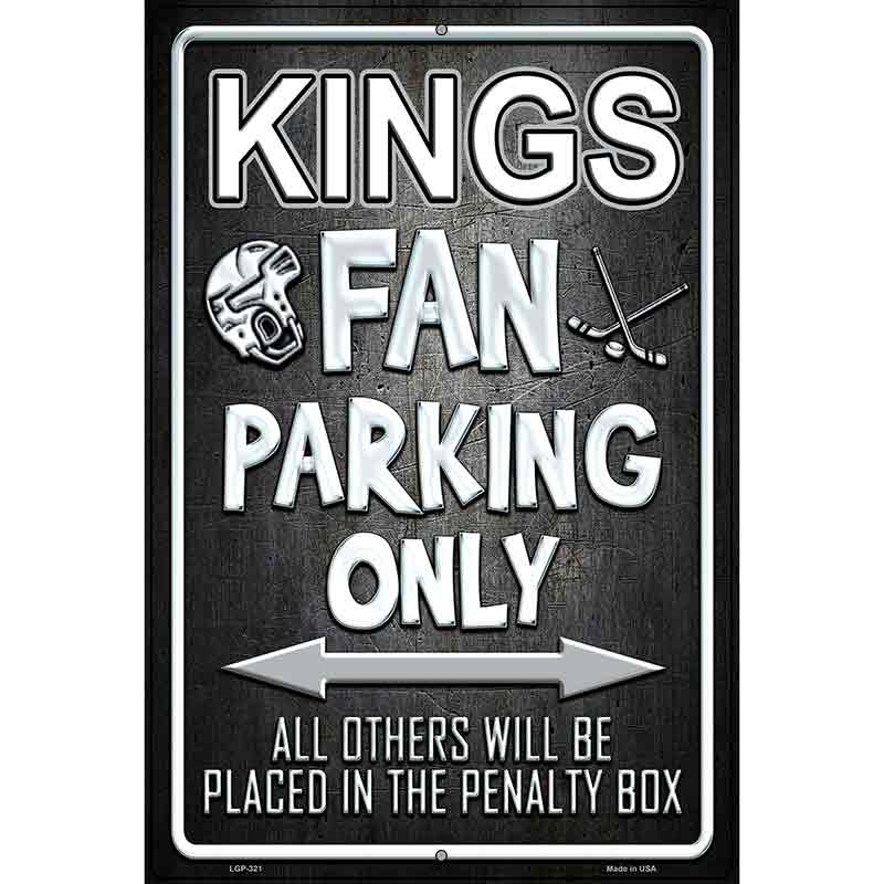 Kings Metal Novelty Parking Sign 12" x 18" (LGP)