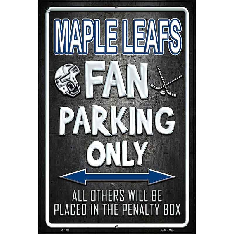 Maple Leafs Metal Novelty Parking Sign 12" x 18" (LGP)