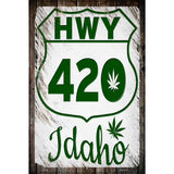 HWY 420 Idaho Novelty Metal Parking Sign 12" x 18" (LGP)