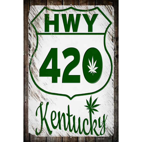 HWY 420 Kentucky Novelty Metal Parking Sign 12" x 18" (LGP)