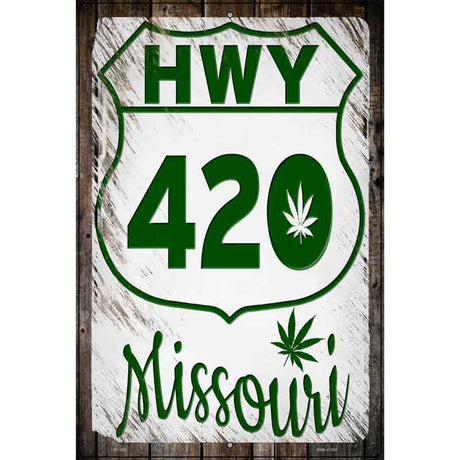 HWY 420 Missouri Novelty Metal Parking Sign 12" x 18" (LGP)