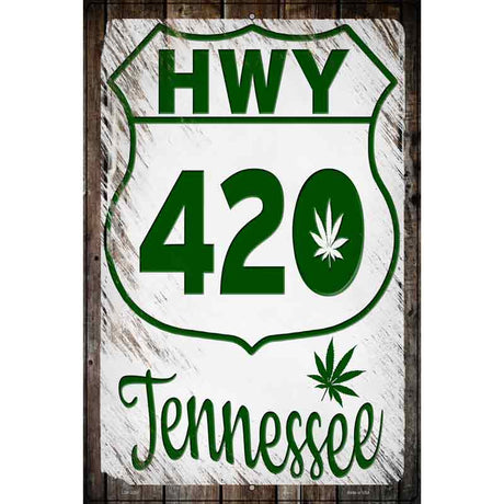 HWY 420 Tennessee Novelty Metal Parking Sign 12" x 18" (LGP)