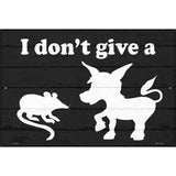 Rats Ass Novelty Metal Parking Sign 12" x 18" (LGP)