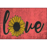 Love Sunflower Novelty Metal Parking Sign 12" x 18" (LGP)