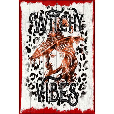 Witchy Vibes Novelty Metal Parking Sign 12" x 18" (LGP)