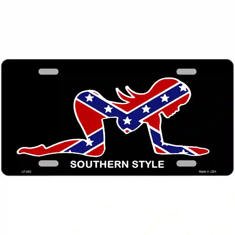 Southern Style Sexy Novelty Metal License Plate 24" x 12" (LLP)