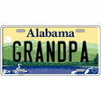 Grandpa Alabama Metal Novelty License Plate 24" x 12" (LLP)