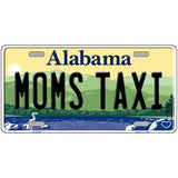 Moms Taxi Alabama Metal Novelty License Plate 24" x 12" (LLP)