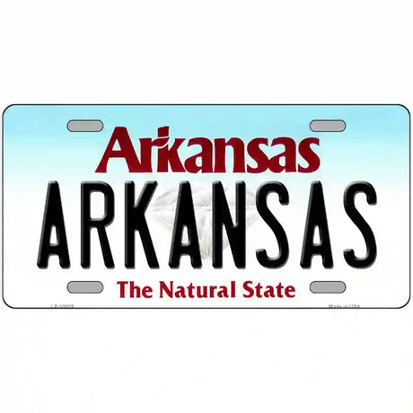 Arkansas Metal Novelty License Plate 24" x 12" (LLP)