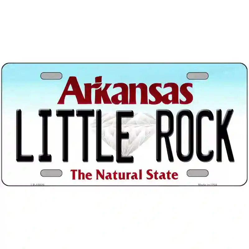 Little Rock Arkansas Metal Novelty License Plate 24" x 12" (LLP)