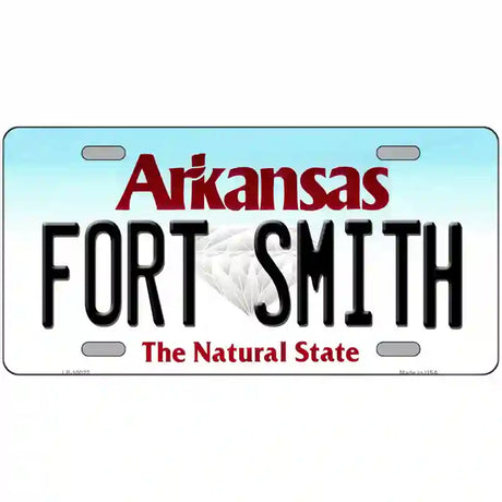 Fort Smith Arkansas Metal Novelty License Plate 24" x 12" (LLP)