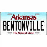 Bentonville Arkansas Metal Novelty License Plate 24" x 12" (LLP)