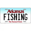 Fishing Arkansas Metal Novelty License Plate 24" x 12" (LLP)