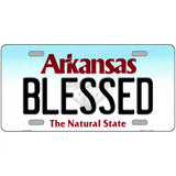 Blessed Arkansas Metal Novelty License Plate 24" x 12" (LLP)