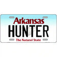 Hunter Arkansas Metal Novelty License Plate 24" x 12" (LLP)