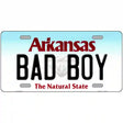 Bad Boy Arkansas Metal Novelty License Plate 24" x 12" (LLP)