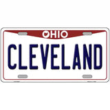 Cleveland Ohio Metal Novelty License Plate 24" x 12" (LLP)