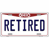 Retired Ohio Metal Novelty License Plate 24" x 12" (LLP)