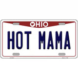 Hot Mama Ohio Metal Novelty License Plate 24" x 12" (LLP)