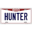 Hunter Ohio Metal Novelty License Plate 24" x 12" (LLP)