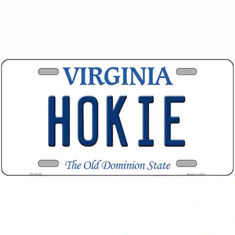 Hokie Virginia Metal Novelty License Plate 24" x 12" (LLP)